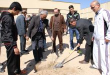 گزارش تصویری مراسم روز درخت کاری در دانشگاه  با حضور ورزشکاران ملی پوش شهرستان شاهرود  